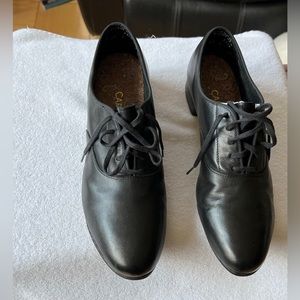 Capezio Black Leather Character Shoes 11M